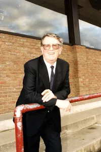 Rex Perkins Peterborough Football Club General Manager, pictured on the terraces