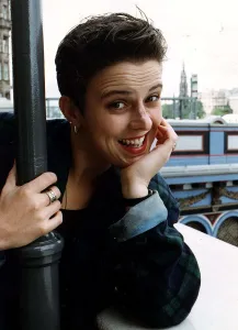 Comedienne Prints: Rhona Campbell comp winner comedienne August 1992 A©mirrorpix