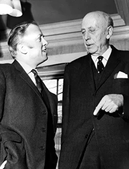 Talking Prints: Richard Attenborough and Professor Henry Daysh chairman of the Newcastle Upon Tyne