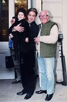 01478 Collection: Richard Attenborough with Robert Downey Jnr during filming of Charlie Chaplin - February