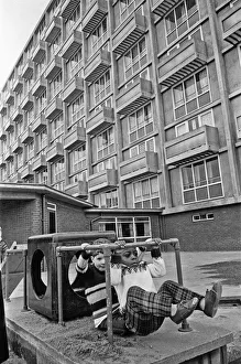 Nursery Prints: Richard Bailey seen here during break time at the St Mary Redcliffe Nursery School