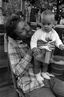 Richard Branson aboard his houseboat / office at Maida Vale, London
