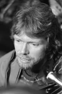 Millionaire Prints: Richard Branson pictured safe on dry land after his ill fated Atlantic Balloon crossing