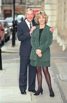 Richard Briers and Joanna Van Gysegher at TV photocall 28 / 11 / 1994