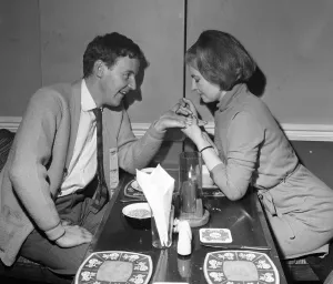 Young Couple Prints: Richard Briers and Prunella Scales stars of the BBC Comedy Marriage Lines