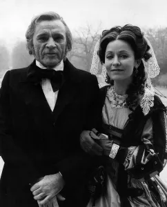 Ties Prints: Richard Burton actor with Daphne Wagner from the film Wagner in February 1982