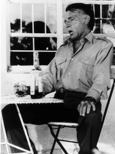 Richard Burton actor on film set - August 1984 August 1984