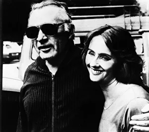 Richard Burton actor with his latest love Sally Hay July 1982