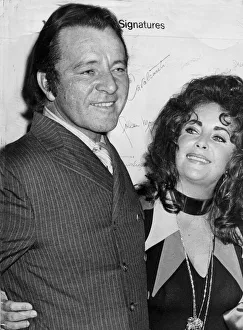 Richard Burton and Elizabeth Taylor at event in London - October 1970