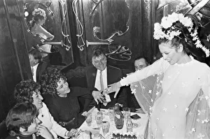 Fashion Shows Prints: Richard Burton & Elizabeth Taylor at Paris Fashion Week, Sunday 21st January 1968
