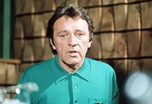 Amazement Prints: Richard Burton Film Actor at Elizabeth Taylors 40th Birthday Party Dbase