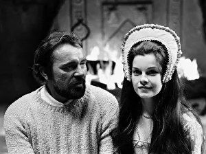 00289 Prints: Richard Burton and Genevierer Bujold, his new leading lady