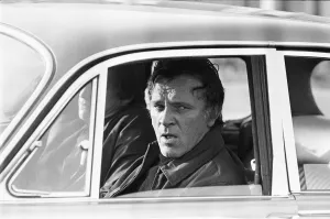 Richard Burton during location filming of The Villain