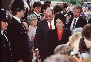 Richard Burton Memorial service Aug 1984 Elizabeth Taylor