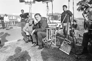 Crew Prints: Richard Burton between takes during location filming of The Villain