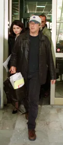 Balkans Prints: Richard Gere actor arrives at Skopje Airport April 1999 on his visit to Macedonia