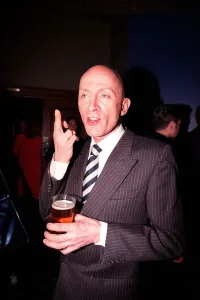 Richard O Brien actor arrives early for the Spice Girls Party March 25th