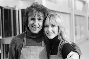 Richard O Sullivan and Tessa Wyatt pose for the photocall for the ITV sitcom