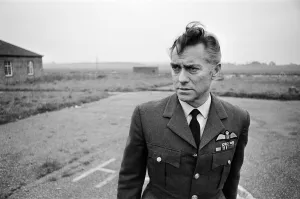 Richard Todd actor on location in Folkestone 7th November 1968