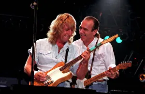 RICK PARFITT AND FRANCIS ROSSI OF STATUS QUO IN CONCERT 23 / 09 / 1991