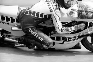 Riding a 750 Yamaha, American rider Kenny Roberts wins the Formula 750 World Championship