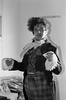 Rik Mayall, dressed for his role in The Government Inspector