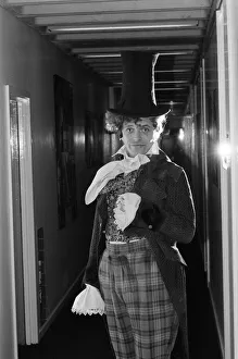 Rik Mayall, dressed for his role in The Government Inspector