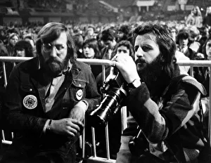 Ringo Starr - Former Beatle - March 1972 filming Marc Bolan for a documentry he