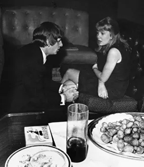 Ringo Starr and Hayley Mills attend a show business party in London - 9th April 1964