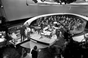 Equipment Prints: Ringo Starr, Spike Milligan, Lulu and Dudley Moore rehearse Christmas Show