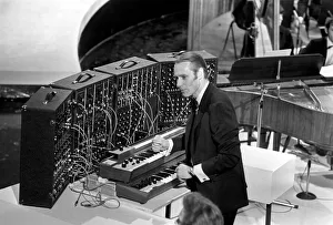 Ringo Starr, Spike Milligan, Lulu and Dudley Moore rehearse Christmas Show