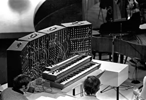 Ringo Starr, Spike Milligan, Lulu and Dudley Moore rehearse Christmas Show
