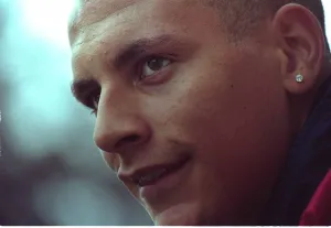 Rio Ferdinand Football player after Englands final training session before flying to