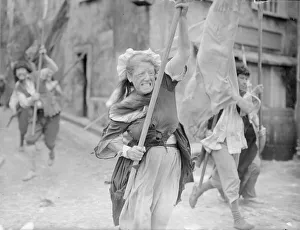 Rita Tobin seen here as a a film extra re enacting the storming of the Bastille