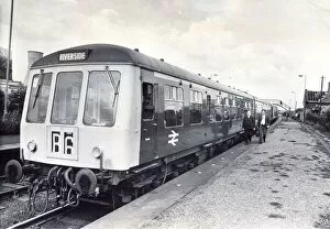 00359 Collection: The last Riverside Line train waiting for passengers at Willington Station on 20th July