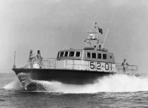 The RNLIs new prototype life-boat was demonstrated today at Littlehampton