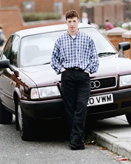 Audi Prints: The road to fame and fortune... football enables Liverpool striker Robbie Fowler to earn