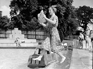 00002 Prints: Road safety lessons at Hemel Hempstead swimming pool organised by Mr A L Whittle