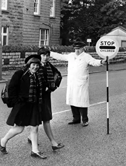 Road Safety - Lollipop Man / Woman - 74 year-old Mr Isaac Bacon of Gabalfa, Cardiff