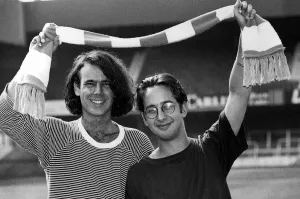Rob Newman TV Presenter who co presenter David Baddiel for the television series Standing