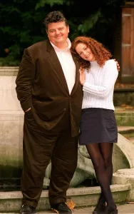 Robbie Coltrane actor and Geraldine Somerville actress promoting the new series of