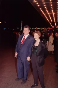 Premieres Prints: Robbie Coltrane actor and guest at film January 1994 premiere The Age of