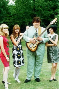 Guitars Prints: Robbie Coltrane Actor preparing for his LWT TV special August 1989