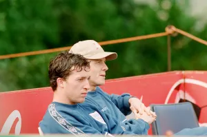 English Prints: Robbie Fowler and Steve McManaman on International duty with England