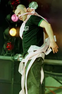 Robbie Williams T in the Park Concert 11th July 1998 T in the Park 98 singer Robbie