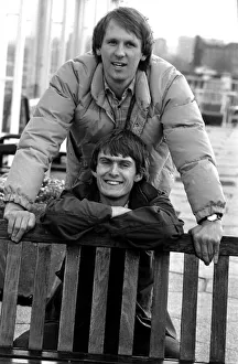 Leaning Prints: Robert Glenister and Peter Davidson BBC Comedy series Sink or Swim