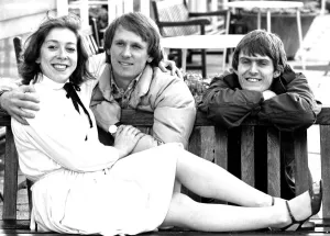 Robert Glenister and Peter Davidson and Sara Cooper BBC Comedy series
