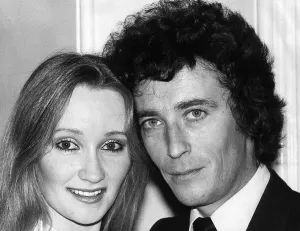 Robert Powell actor star of Jesus Christ Superstar with his leading Lady
