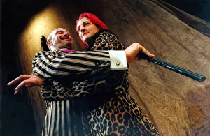 00116 Prints: Robin Samson and Susan Rsay lead the cast of the Threepenny Opera on March 9, 1998