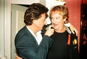 Images Dated 6th April 1992: Robin Williams Actor at the royal premiere of Hook with co star Dustin Hoffman